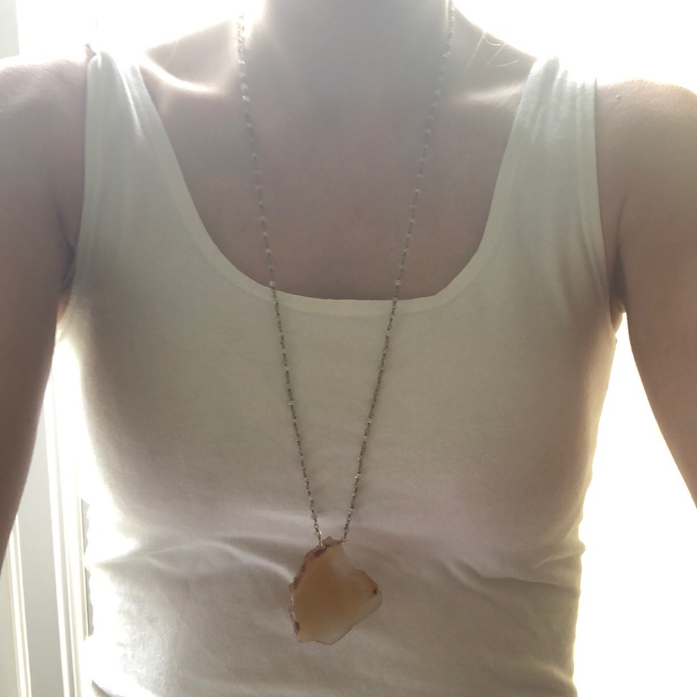 Stone Pendant Necklace - Picture 3 of 3